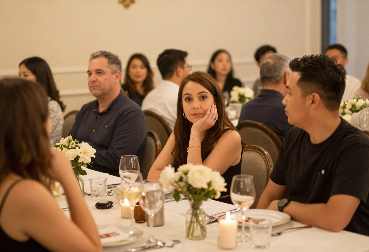 Private event photography with elegant lighting and composition